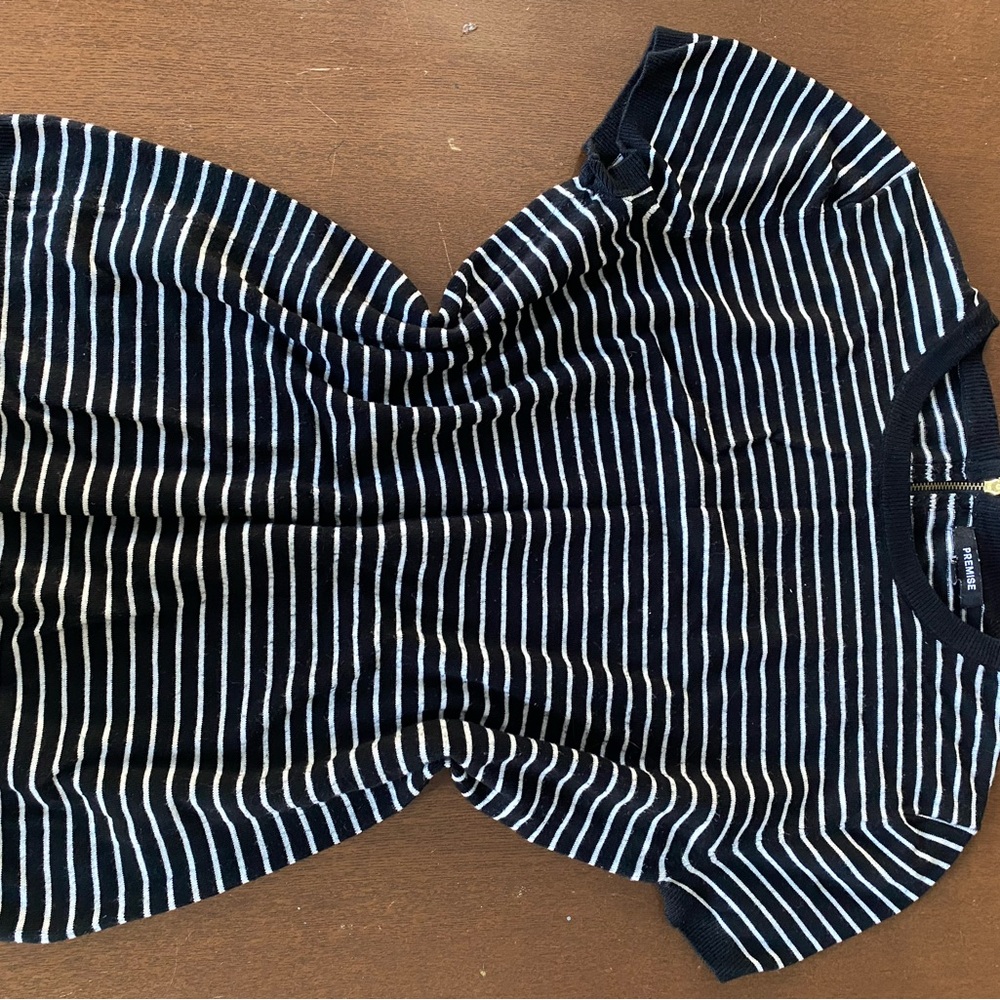 Striped Black and White T-Shirt